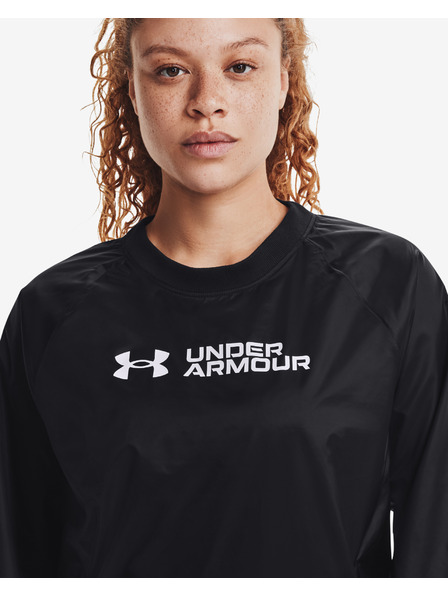Under Armour Női felső Under Armour Recover Storm Woven Shine Crew