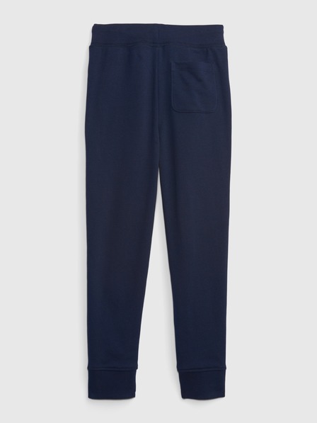 GAP Gyerek fleece sportnadrág logóval army GAP
