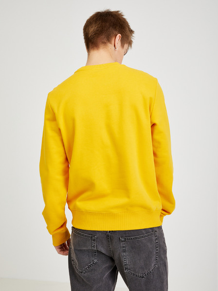 Diesel Sárga férfi kapucnis pulóver Diesel