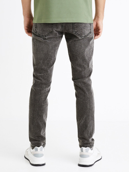 Celio Sötétszürke férfi karcsúsított farmer Celio C25 Dosley25