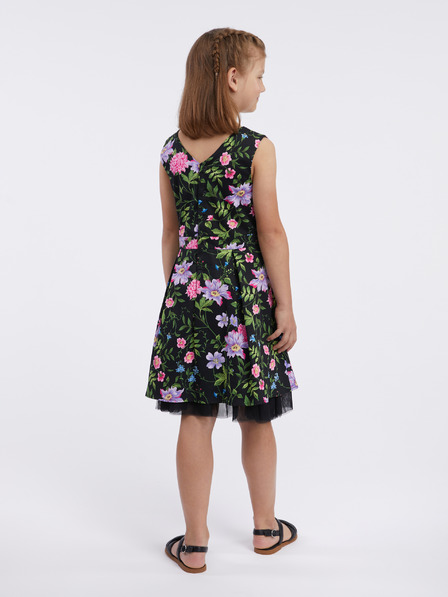 Orsay ORSAY Fekete lány virágos ruha