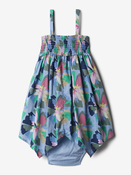GAP Baby mintás ruha lenkeverékből GAP