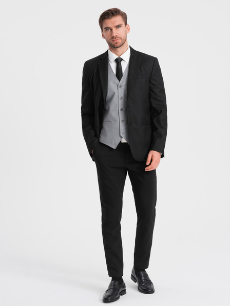 Ombre Clothing Fekete férfi dzseki Ombre Ruházat