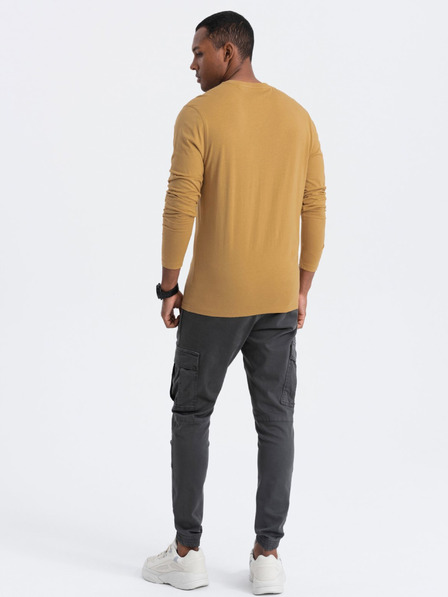Ombre Clothing Mustárszínű férfi alaping Ombre Clothing