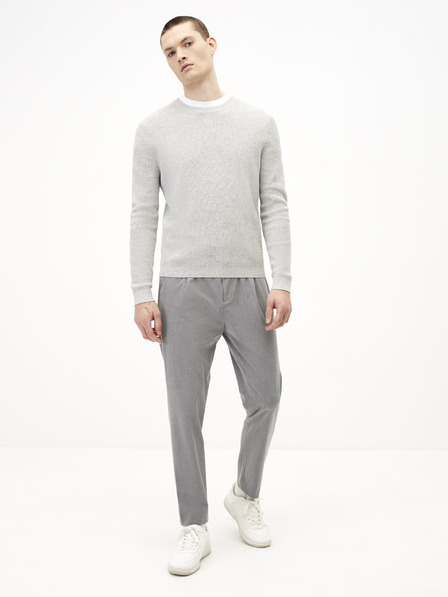 Celio Világosszürke alap pulóver Celio Tepic