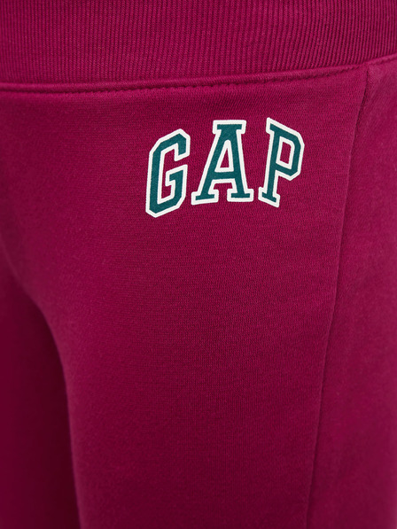 GAP Gyerek fleece sportnadrág logóval army GAP