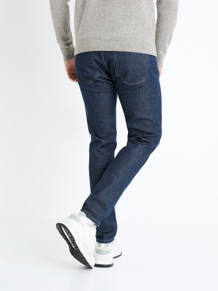 Celio Sötétkék férfi slim fit farmer Celio Fotaper