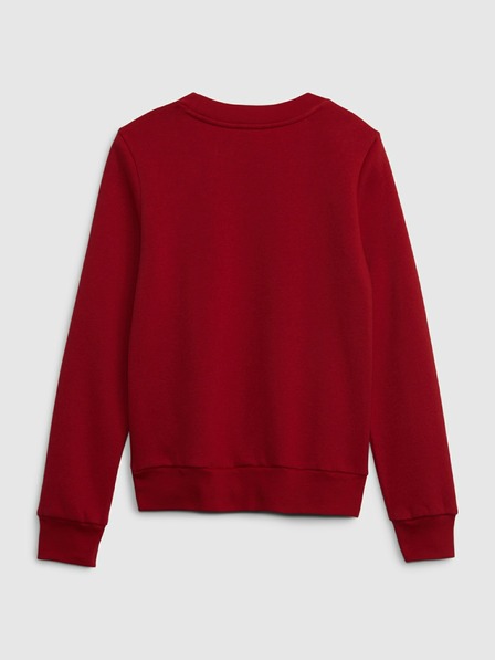 GAP Gyerek pulóver logóval és fleece béléssel GAP