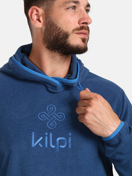 Kilpi Sötétkék férfi fleece kapucnis pulóver Kilpi FLOND-M