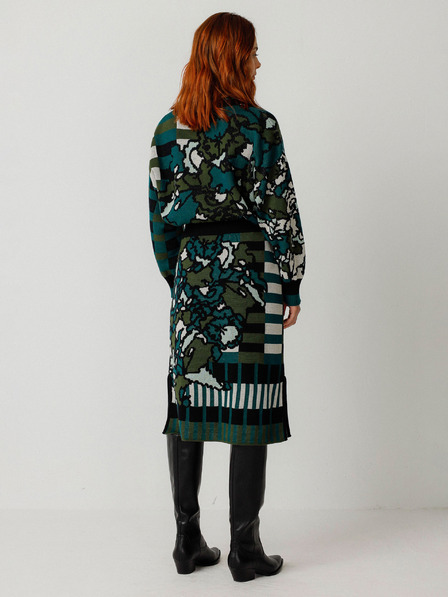 SKFK Zöld SKFK Női virágos szoknya Falda Alda zöld női szoknya Falda Alda