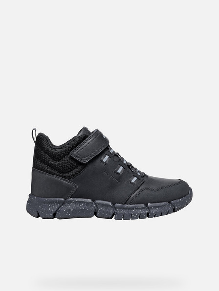 Geox Fekete fiú magasszárú cipő Geox Flexyper B Abx