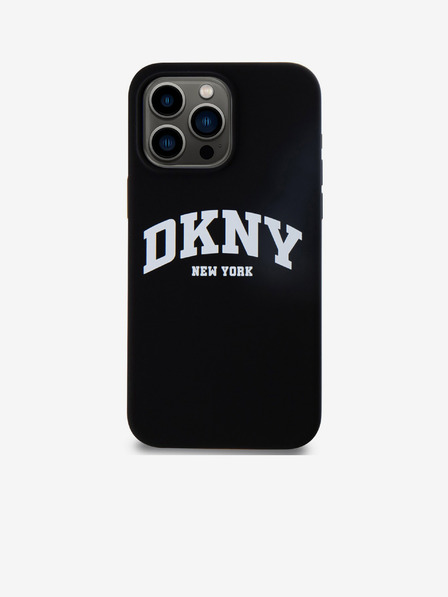 DKNY Folyékony szilikon Arch Logo MagSafe hátlap iPhone 14 Pro fekete DKNY Folyékony szilikon Arch Logo MagSafe hátlap iPhone 14 Pro fekete DKNY