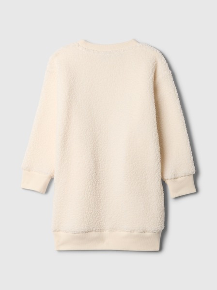 GAP Baby sherpa pulóverruha logóval GAP