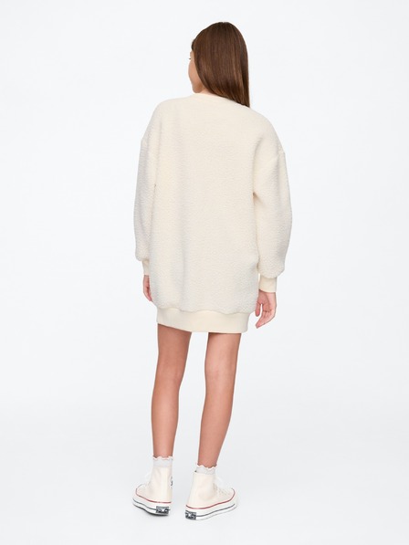 GAP Gyerek oversize sherpa ruha logóval GAP