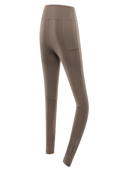 ALPINE PRO Női sport leggings ALPINE PRO MARDA barna