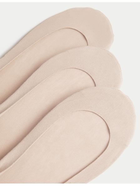 Marks & Spencer Marks & Spencer bézs színű, mélyen dekoltált pamut pedálos bugyik, 3 pár