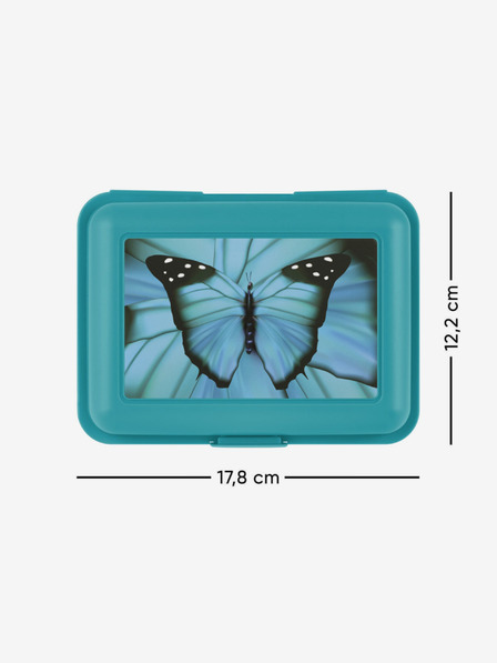 BAAGL Kék uzsonnás doboz Baagl Butterfly
