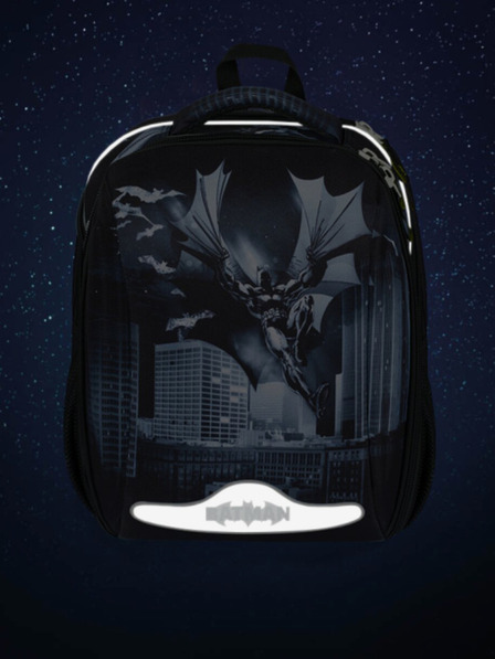BAAGL Fekete Iskolatáska Baagl Shelly Batman Dark City fekete iskolatáska Baagl Shelly Batman Dark City