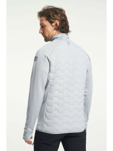Tenson Férfi TENSON TXlite hibrid cipzáras kabát M világosszürke