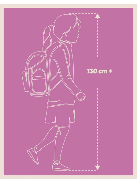 BAAGL Kék iskolai hátizsák core flamingo Baagl