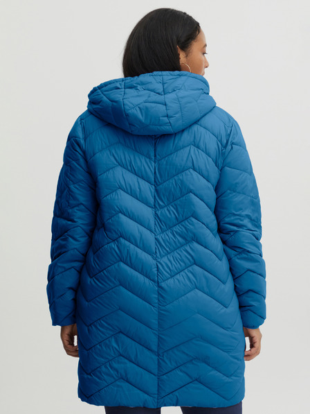 Fransa Kék női steppelt dzseki Fransa