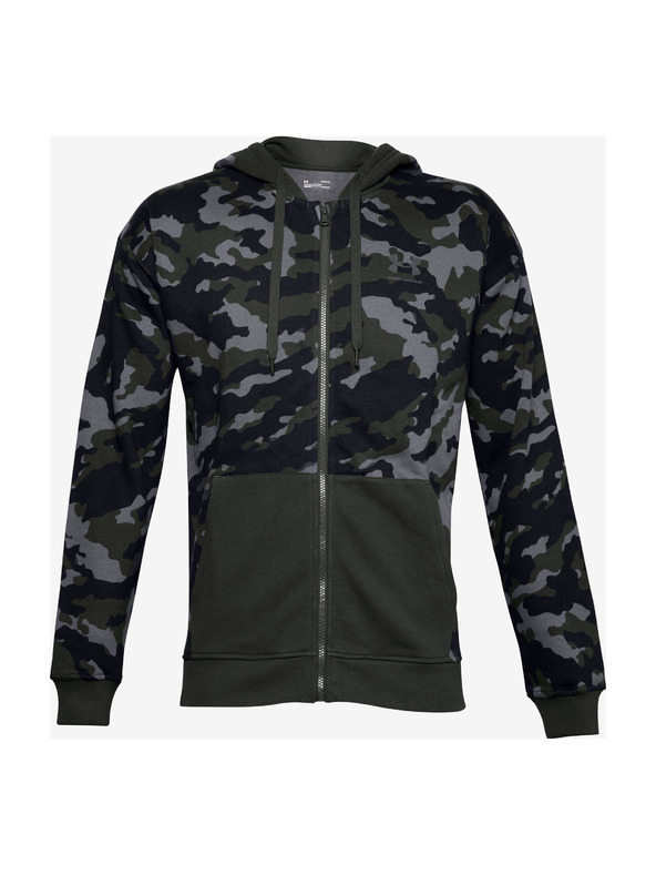 Under Armour Férfi felső Under Armour Rival Fleece Camo FZ
