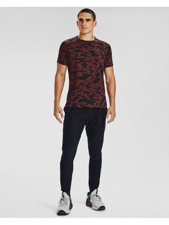 Under Armour Férfi póló Under Armour HG Rush Fitted SS Printed