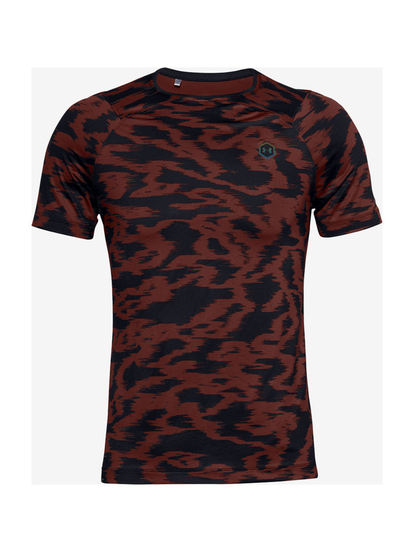 Under Armour Férfi póló Under Armour HG Rush Fitted SS Printed