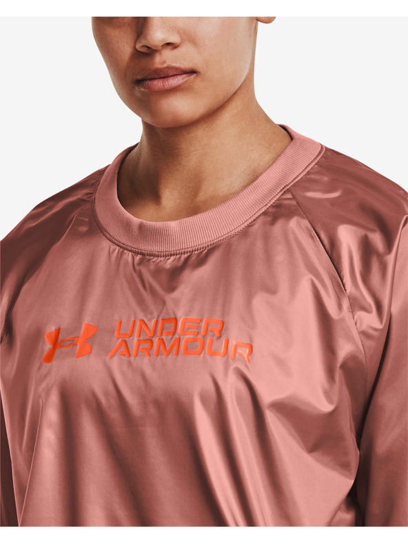 Under Armour Női felső Under Armour Recover Storm Woven Shine Crew