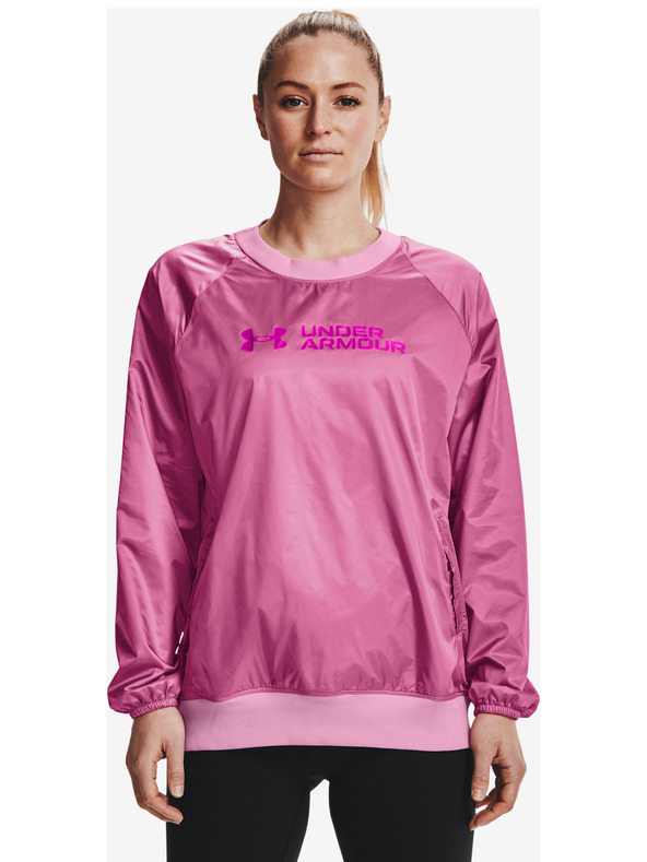 Under Armour Női felső Under Armour Recover Storm Woven Shine Crew