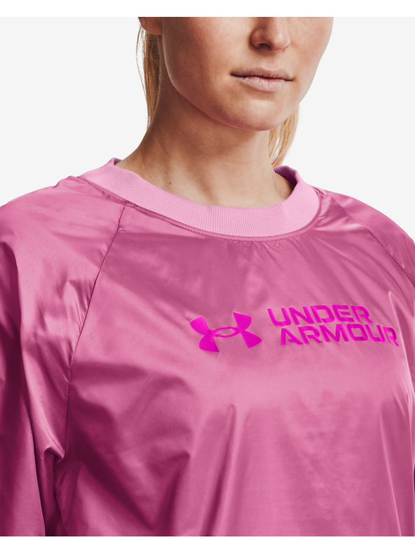 Under Armour Női felső Under Armour Recover Storm Woven Shine Crew