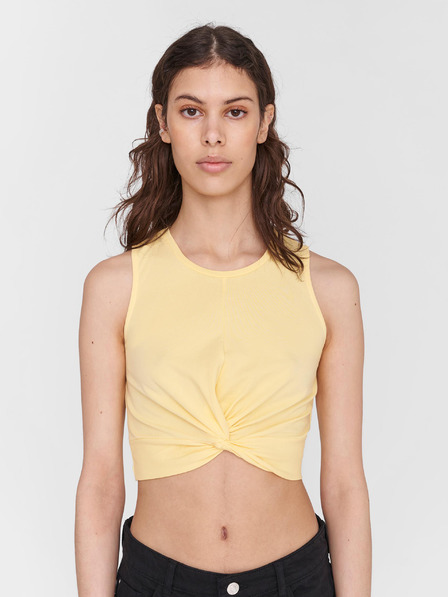 Noisy May Sárga crop top Noisy May Twiggi