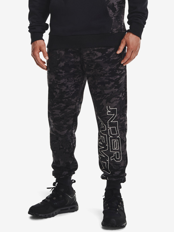 Under Armour Férfi melegítők Under Armour RIVAL FLC CAMO SCRIPT JGR