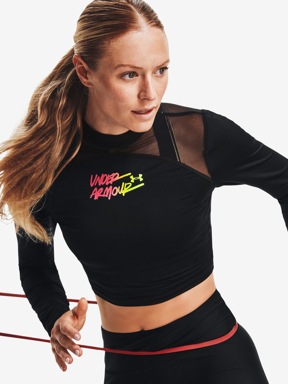Under Armour Női póló Under Armour  HG Q3 Crop Mockneck
