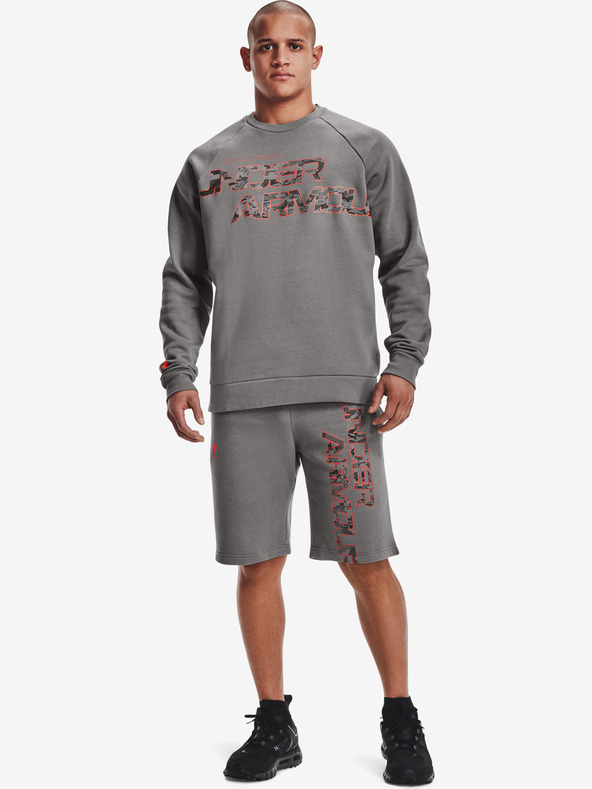 Under Armour Férfi felső Under Armour UA RIVAL FLC CAMO SCRIPT CRW