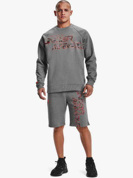 Under Armour Férfi felső Under Armour UA RIVAL FLC CAMO SCRIPT CRW