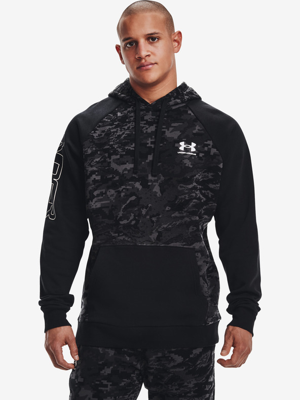 Under Armour Férfi felső Under Armour RIVAL FLC CAMO SCRIPT HD