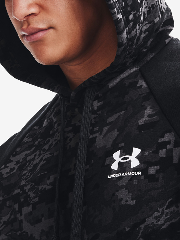 Under Armour Férfi felső Under Armour RIVAL FLC CAMO SCRIPT HD
