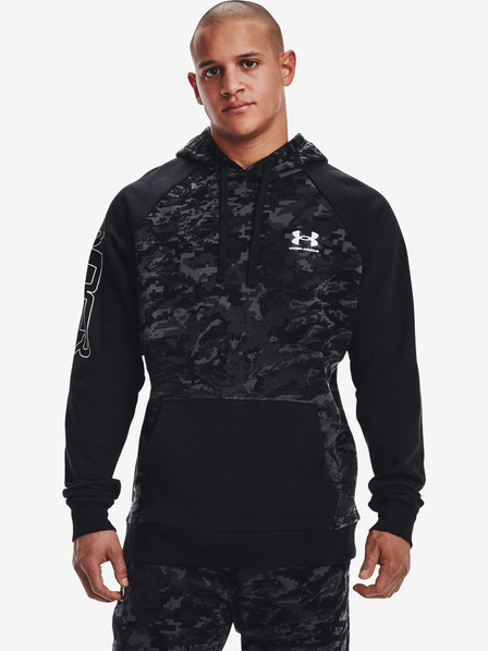 Under Armour Férfi felső Under Armour RIVAL FLC CAMO SCRIPT HD