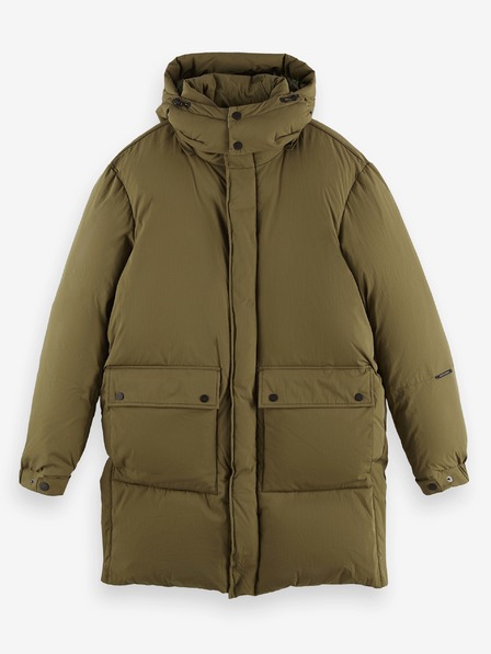 Scotch & Soda Khaki színű Scotch & Soda férfi télikabát