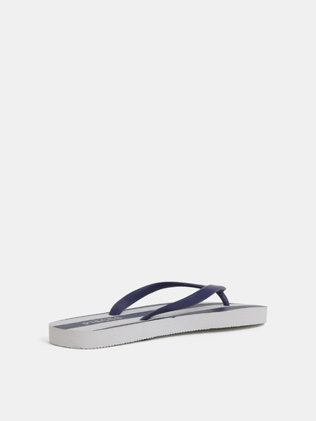 Pieces Fehér és kék csíkos flip flop Pieces Blair