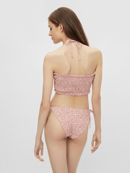 Pieces Rózsaszín virágos bikini alsó Pieces Gaya