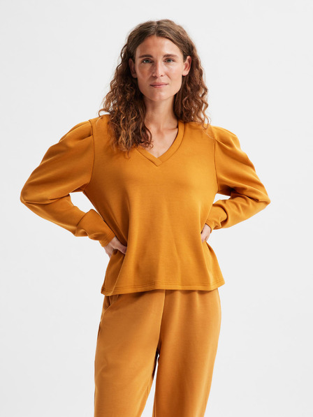 Selected Femme Narancssárga Selected Femme Flora pulóver