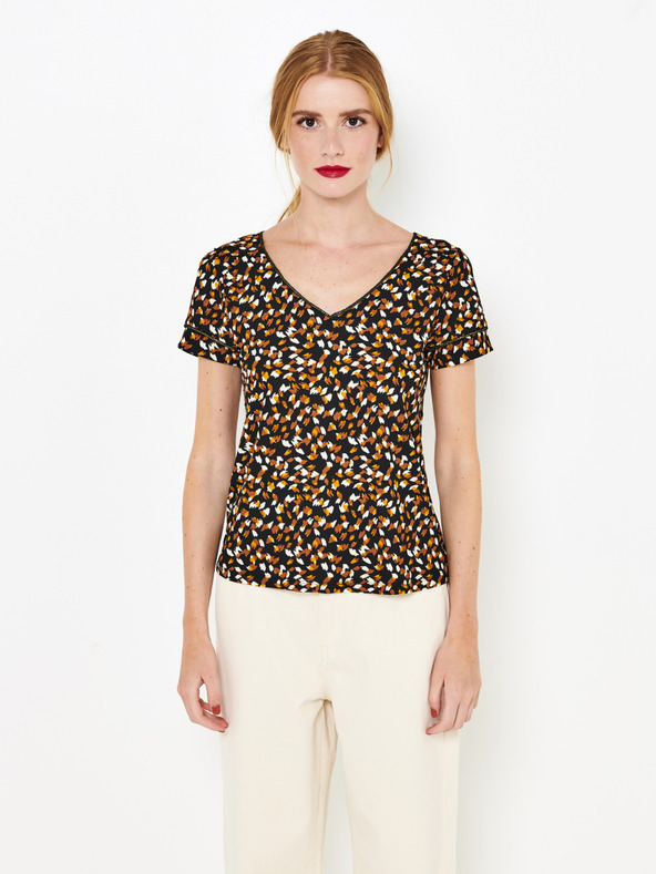 CAMAIEU Barna mintás ing CAMAIEU