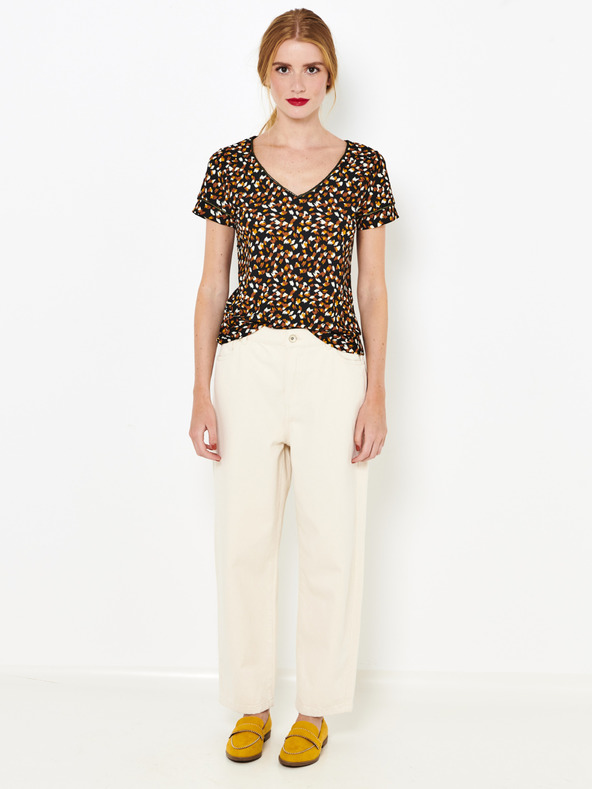 CAMAIEU Barna mintás ing CAMAIEU