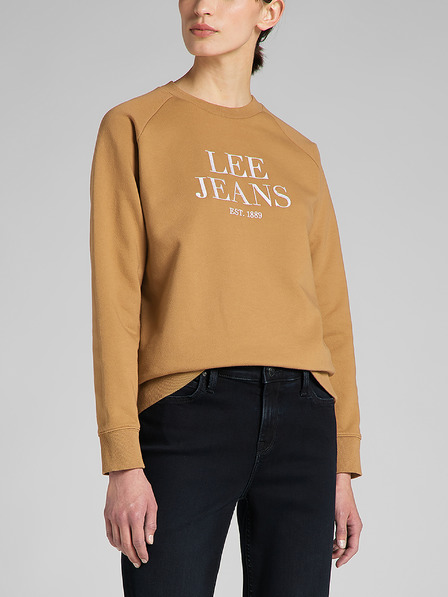 Lee Lee Crew Mustárszínű női melegítőfelső