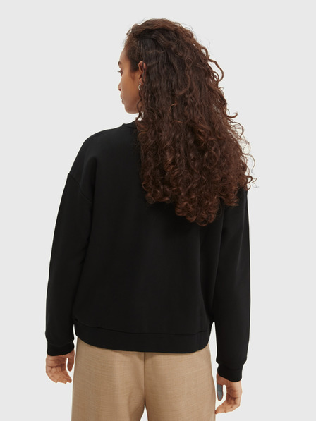 Scotch & Soda Fekete női pulóver Scotch & Soda nyomtatott mintával