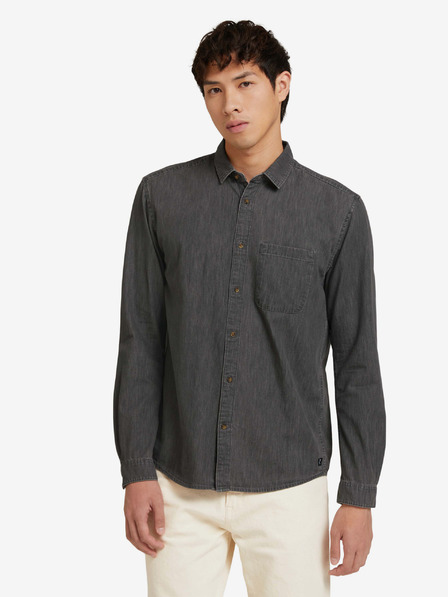 Tom Tailor Denim Sötétszürke férfi Tom Tailor farmer ing