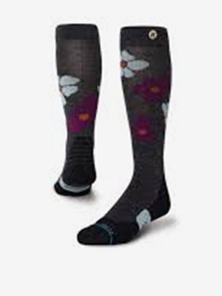Stance Sötétszürke női gyapjú keverék mintás zokni Stance Comstock