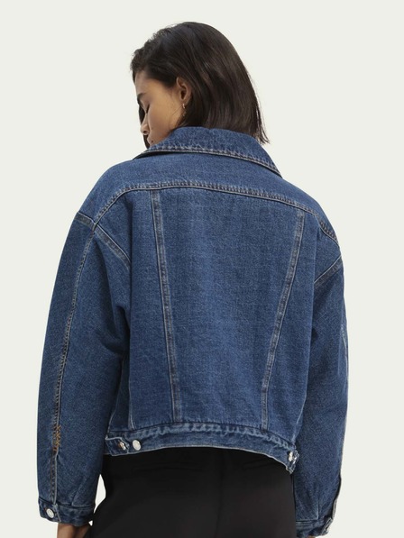Scotch & Soda Scotch & Soda kék női farmerdzseki